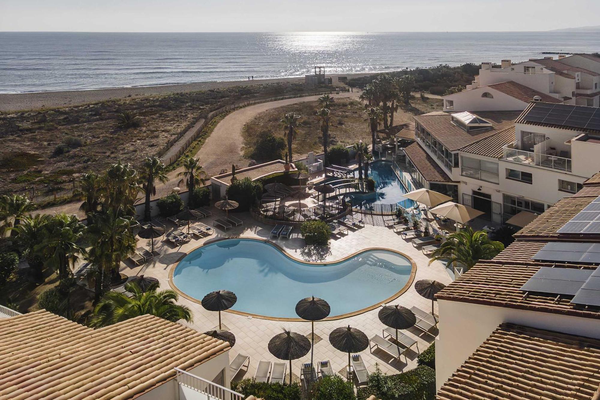 Les Bulles De Mer - Hotel & Spa Sur La Plage Saint-Cyprien  Exterior foto