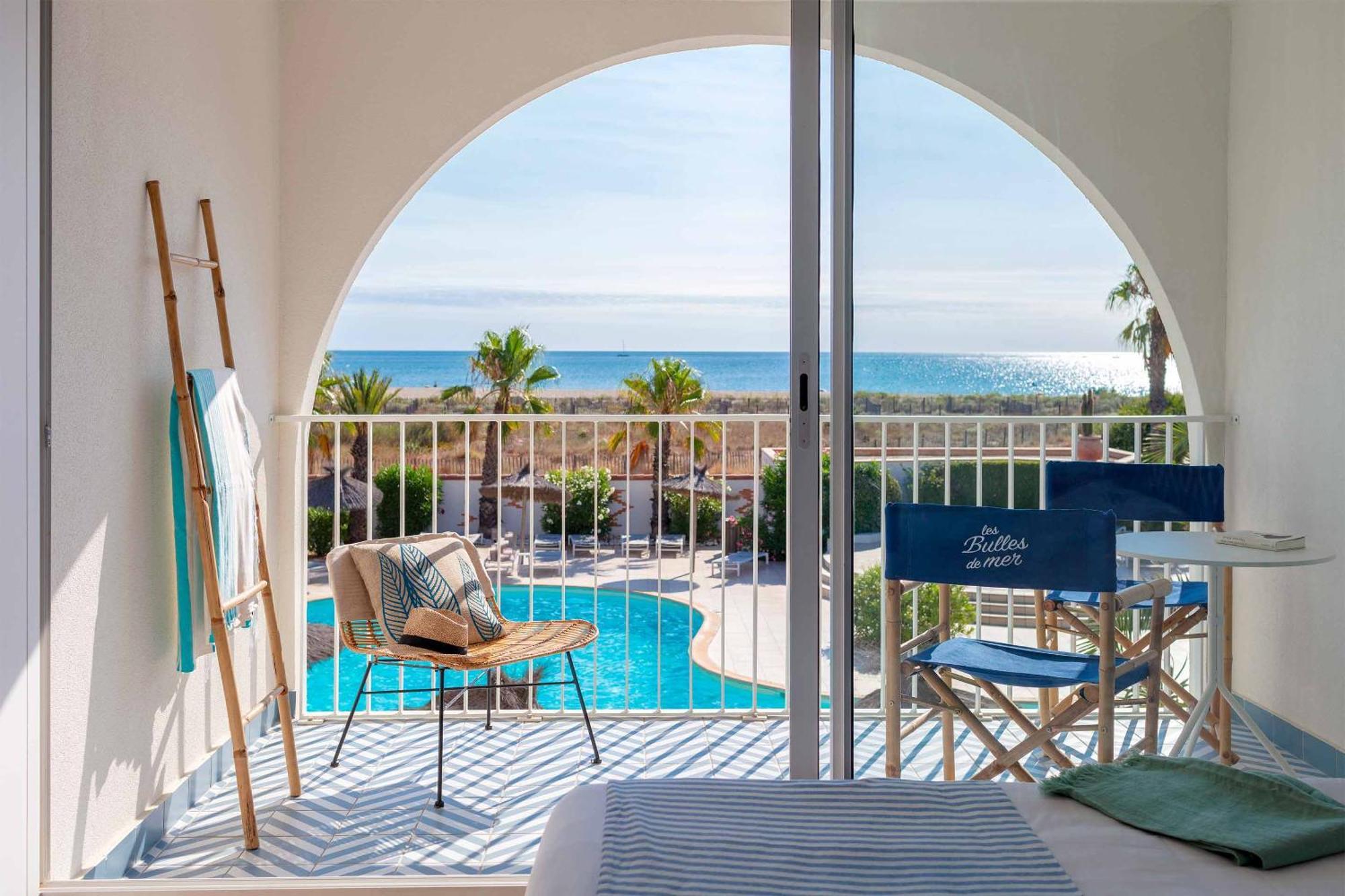 Les Bulles De Mer - Hotel & Spa Sur La Plage Saint-Cyprien  Exterior foto