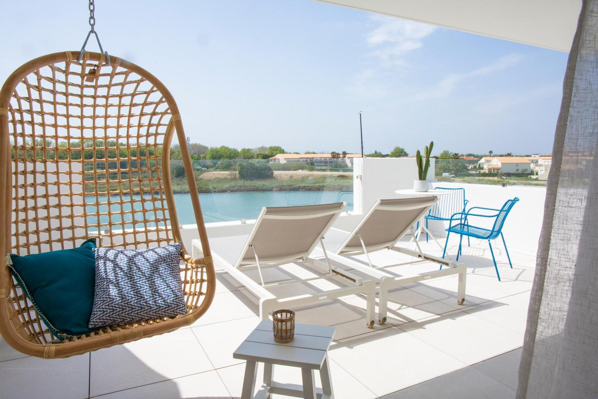 Les Bulles De Mer - Hotel & Spa Sur La Plage Saint-Cyprien  Exterior foto