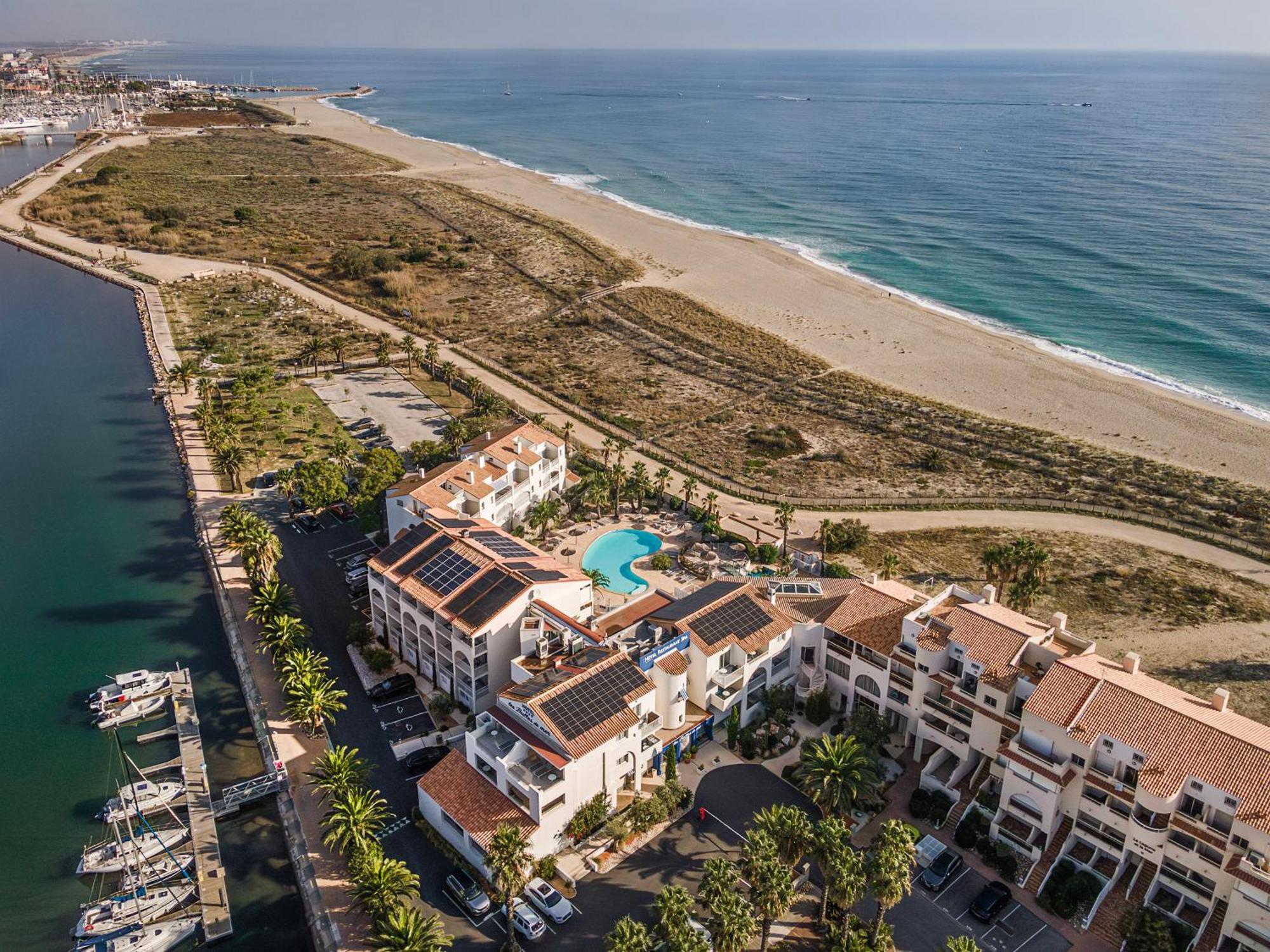 Les Bulles De Mer - Hotel & Spa Sur La Plage Saint-Cyprien  Exterior foto